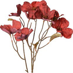 Clayre & Eef Kunstbloem 72 cm Rood Kunststof