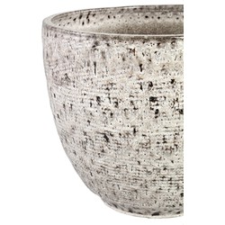 PTMD Bloempot Elana - 30x30x29 cm - Keramiek - Wit