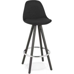 DANI design halfhoge snackkruk 41x41x87 cm Zwart