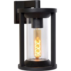 Modern en landelijk wandlamp buiten E27 IP65 zwart