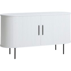 Dressoir Wit Eikenhout - 120x45x76cm - Nola