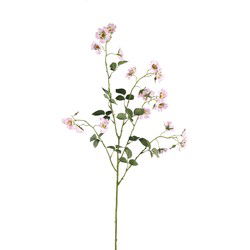 PTMD Kunstbloem Rose - 59x29x113 cm - Kunststof - Goud