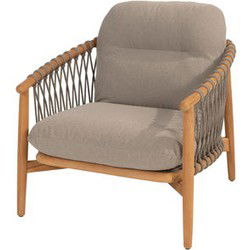 Nora lounge stoel teak