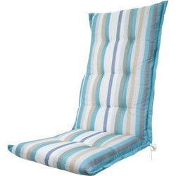 Kussen hoog ca. 123x50 cm Righe azure (4 stuks)