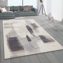 Laagpolig Meriza Vloerkleed - Beige - 200x290 cm