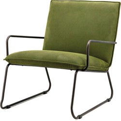 fauteuil delta polyester groen 77 x 67 x 78