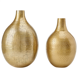 MOHENJO - Bloemenvaas - Goud - Aluminium