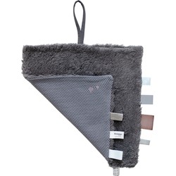 Snoozebaby Snoozebaby Organisch Knuffeldoekje Storm Grey - 25x25 cm