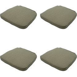 Madison - Wickerkussen 48x48 - Taupe - Beige Recycled Canvas - 4 Stuks