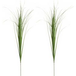 Mica Decorations - 2x stuks - Rietgras kunstplant losse steel - 99cm - Kunstplanten