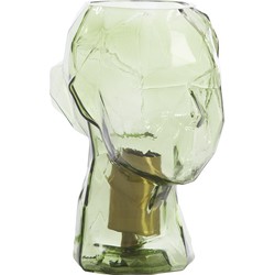Light&living Tafellamp Ø20x25 cm HEAD glas groen