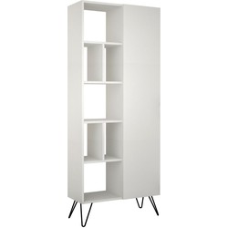 Etagère 11 planken en 1 deur H190 cm - Jedda