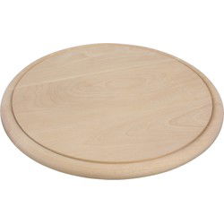 Serveer plank - D25 cm - hout - rond - ham plankje - broodplank - Serveerplanken