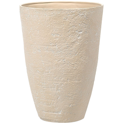 Beliani CAMIA - Plantenbak voor buiten-Beige-Klei-vezelmengsel