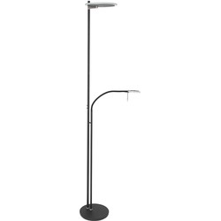 Moderne Vloerlamp Orion Zwart 2-lichts