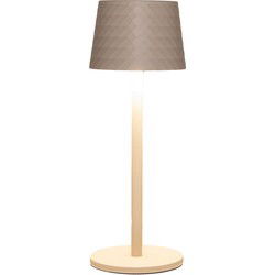 Portable lamp 22,5x8,5 cm mat zand