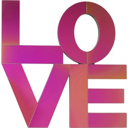 Wanddecoratie Love Letters 90x90cm