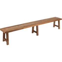 DTP Home Bench Monastery,47x220x35 cm, 5 cm top with envelope, recycled teakwood