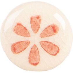 Clayre & Eef Deurknop Ø 3x3 cm Beige Groen Keramiek