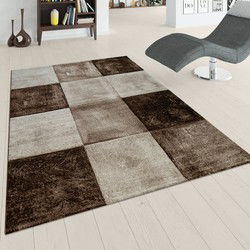 Laagpolig Vloerkleed - Diamesa - Modern - Bruin - 80x150 cm