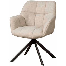 Tower living Alba swivel armchair 180? - Alpine naturel 01