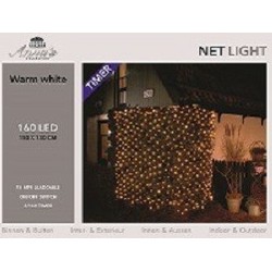 Netverlichting 180 lampjes warm wit Net Light