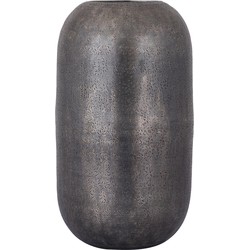 PTMD Yourne Black rustic aluminum pot bulb round M