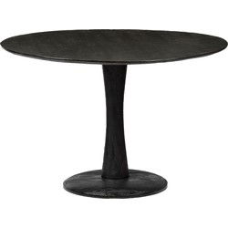 Brix - Zwarte Eetkamertafel Brix Vivian - 120cm - Moderne Eettafel van Mangohout