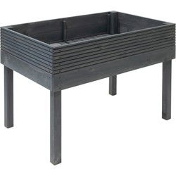 Westmann Frieda Houten Plantenbak op poten 75x119x79 cm - Donkergrijs