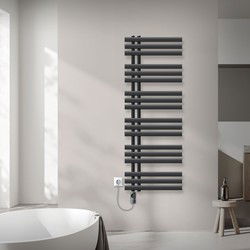 Design badkamer radiator Ijzer EM 500x1400 mm antraciet LuxeBath