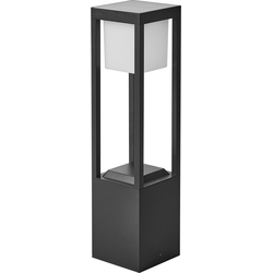 Beliani LOON - Staande tuinlamp-Zwart-Aluminium