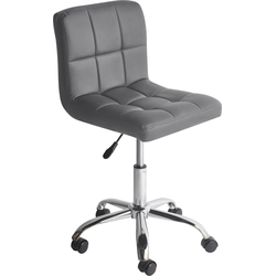 MARION - Bureaustoel - Grijs - Polyester