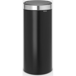 Touch Bin New afvalemmer, 30 liter, kunststof binnenemmer - Matt Black