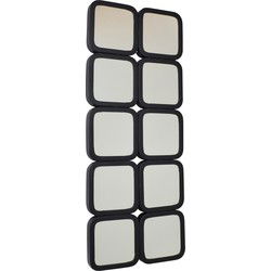 LOFT42 Spiegel Dory Small - Wandspiegel - Zwart - Metaal - 40x100