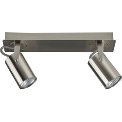 Beliani KLIP - Plafondlamp-Zilver-IJzer