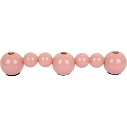 Kandelaar Bubbles Straight - Roze - 41x7x7cm