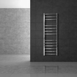 Badkamerradiator 685x952 mm chroom recht met zijaansluiting