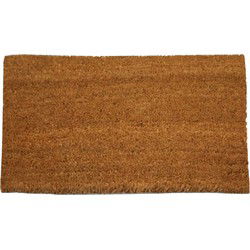 Deurmat van stevig kokos - voor binnen - 40 x 60 cm - voeten vegen - Deurmatten