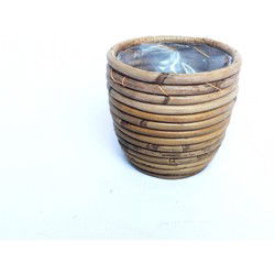 Pot rond ballon streep D13H11 cm