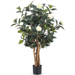 Kunstplant Camellia japonica Deluxe 100 cm | NeverLeafs