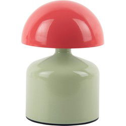 Leitmotiv - Tafellamp Funky Impetu LED - Soft green & scarlet red