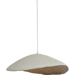 Light&living Hanglamp 71x53,5x23 cm LONIA crème+antiek brons