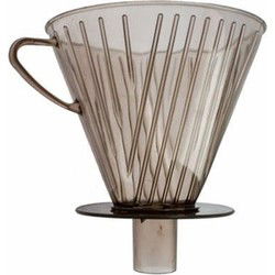 Cosy & Trendy Koffie filter - 4 tot 6 koppen - bruin - kunststof - Koffiefilters