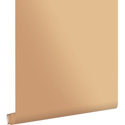 ESTAhome behang effen glanzend koper bruin - 0,53 x 10,05 m - 138835