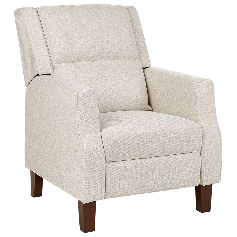 Beliani EGERSUND - TV-fauteuil-Beige-Polyester - 