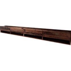 Meubella TV-Meubel Asino - Old wood - 280 cm