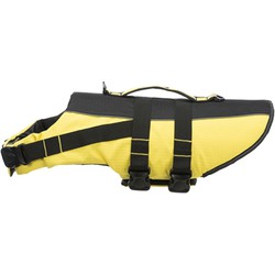 TRIXIE ZWEMVEST GEEL / ZWART S 42-66X35 CM