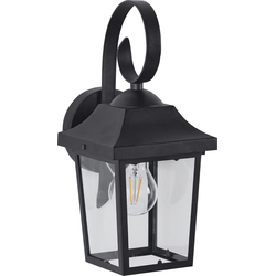 Beliani TANGON - Tuin wandlamp-Zwart-IJzer