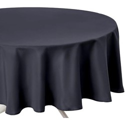 Atmosphera Tafelkleed rond - donkergrijs - D180 cm - Eettafel - Tafellakens