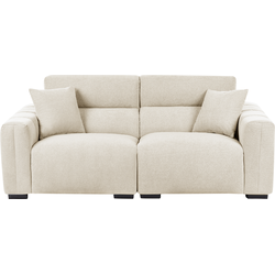 FAUSKAN - Driezitsbank - Lichtbeige - Polyester